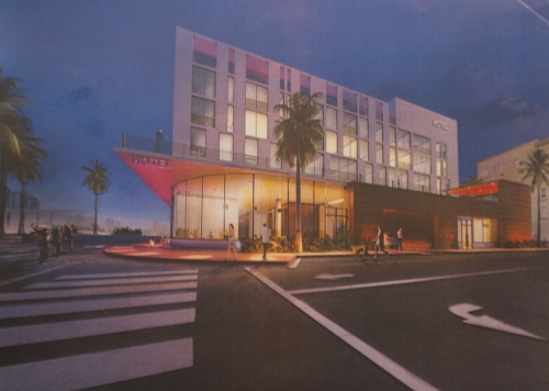 Rendering of proposed Marriott hotel